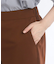 【E‐QUALITY／手洗い可】テーパードストレッチパンツ