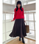 【WEB限定カラーあり／手洗い可】マキシフレアスカート