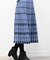 【WEB限定カラーあり／手洗い可／セットアップ可】バイカラーチェック柄ジャカードスカート