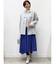 【R‐QUALITY】アシメトリープリーツスカート