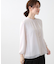【夏SALE／マシンウォッシュ可】フロントレースブラウス