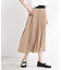 【E‐QUALITY／手洗い可／ウエスト総ゴム】シャンブレースカーチョパンツ