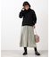【E‐QUALITY／手洗い可／ウエスト総ゴム】シャンブレースカーチョパンツ