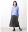 【E‐QUALITY／手洗い可／ウエスト総ゴム】シャンブレースカーチョパンツ