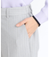 【WEB限定カラーあり／私のパンツ／手洗い可】ストレッチテーパードパンツ