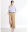 【手洗い可】ワイドストレートパンツ
