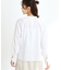 【R‐QUALITY／接触冷感／洗える】スタンドネックシャツブラウス