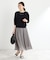 【夏SALE／マシンウォッシュ可／春から夏まで着られる】シアーフレアスカート