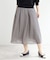 【夏SALE／マシンウォッシュ可／春から夏まで着られる】シアーフレアスカート
