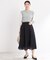 【夏SALE／マシンウォッシュ可／春から夏まで着られる】シアーフレアスカート