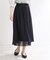 【夏SALE／マシンウォッシュ可／春から夏まで着られる】シアーフレアスカート