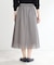 【夏SALE／マシンウォッシュ可／春から夏まで着られる】シアーフレアスカート