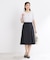 【洗える／セットアップ可】ドライタッチフレアスカート