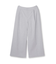 【E‐QUALITY／手洗い可】ワイドクロップドパンツ