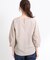 【夏SALE／E‐QUALITY／手洗い可】デザインスリーブブラウス