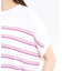 【WEB先行カラーあり／手洗い可】スレッドボーダーニット