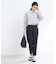 【WEB先行カラーあり／私のパンツ／撥水／マシンウォッシュ可／雨の日も安心】ベーシックパンツ