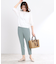 【WEB先行カラーあり／私のパンツ／撥水／マシンウォッシュ可／雨の日も安心】ベーシックパンツ