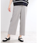 【UVカット／マシンウォッシュ可／セットアップ可／夏の通勤におすすめ】ドライタッチストレートパンツ