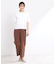 【UVカット／マシンウォッシュ可／セットアップ可／夏の通勤におすすめ】ドライタッチストレートパンツ