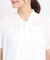 【夏SALE／接触冷感／マシンウォッシュ可／吸水速乾／セットアップ可】ボウタイブラウス