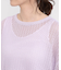 【夏SALE／E‐QUALITY／手洗い可】レーシーニット