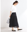 【マシンウォッシュ可】プリーツティアードスカート