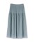 【マシンウォッシュ可】プリーツティアードスカート