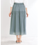 【マシンウォッシュ可】プリーツティアードスカート