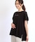 【E‐QUALITY】チュニック丈ロゴTシャツ