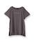 【E‐QUALITY】チュニック丈ロゴTシャツ