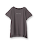 【E‐QUALITY】チュニック丈ロゴTシャツ