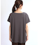 【E‐QUALITY】チュニック丈ロゴTシャツ
