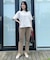 【UVカット／接触冷感／マシンウォッシュ可】ドルマンスリーブロゴTシャツ
