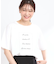 【UVカット／接触冷感／マシンウォッシュ可】ドルマンスリーブロゴTシャツ