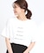 【UVカット／接触冷感／マシンウォッシュ可】ドルマンスリーブロゴTシャツ