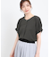 【E‐QUALITY】Vネックジャージカットソー