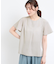 【E‐QUALITY】ドライタッチスキッパーネックブラウス