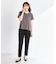 【私のパンツ／手洗い可】ベーシックテーパードパンツ