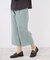 【E‐QUALITY／お腹・腰周りすっきり見え◎】ストレッチワイドクロップドパンツ