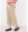 【E‐QUALITY／お腹・腰周りすっきり見え◎】ストレッチワイドクロップドパンツ