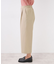 【E‐QUALITY／お腹・腰周りすっきり見え◎】ストレッチワイドクロップドパンツ