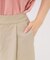 【E‐QUALITY／お腹・腰周りすっきり見え◎】ストレッチワイドクロップドパンツ