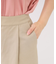 【E‐QUALITY／お腹・腰周りすっきり見え◎】ストレッチワイドクロップドパンツ