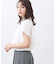 【二の腕さりげなくカバー／風通し◎／涼しく着られる】シャツ衿オフボディブラウス