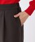 【すっきりシルエット】ワイドクロップドパンツ