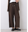 【E‐QUALITY／ウエスト総ゴム／セットアップ／単品使いOK◎】ベスト＋ストレートパンツセット