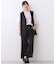 【E‐QUALITY／ウエスト総ゴム／セットアップ／単品使いOK◎】ベスト＋ストレートパンツセット
