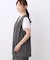 【E‐QUALITY／ウエスト総ゴム／セットアップ／単品使いOK◎】ベスト＋ストレートパンツセット