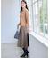 【WEB先行カラーあり／セットアップ可】幾何調柄ニットスカート